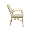 Felix Rattan Chair - Bamboo/White-Black
