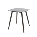 Pedro Terrace Table - Wengé/Black Ceramic