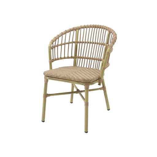 [56383] Cornet Rattan Chair - Bamboo/Natural