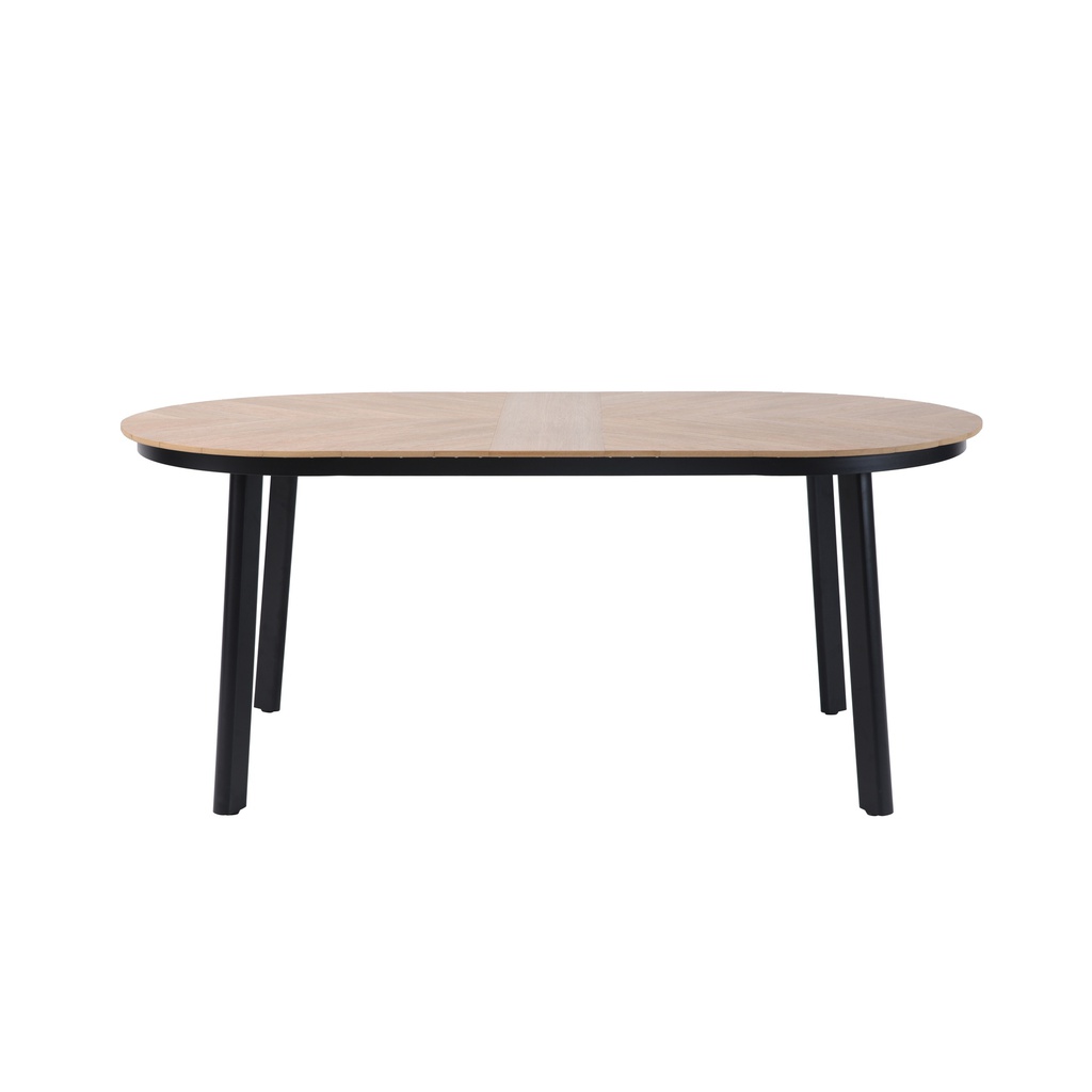 Polly Dining Table - Black-Wood