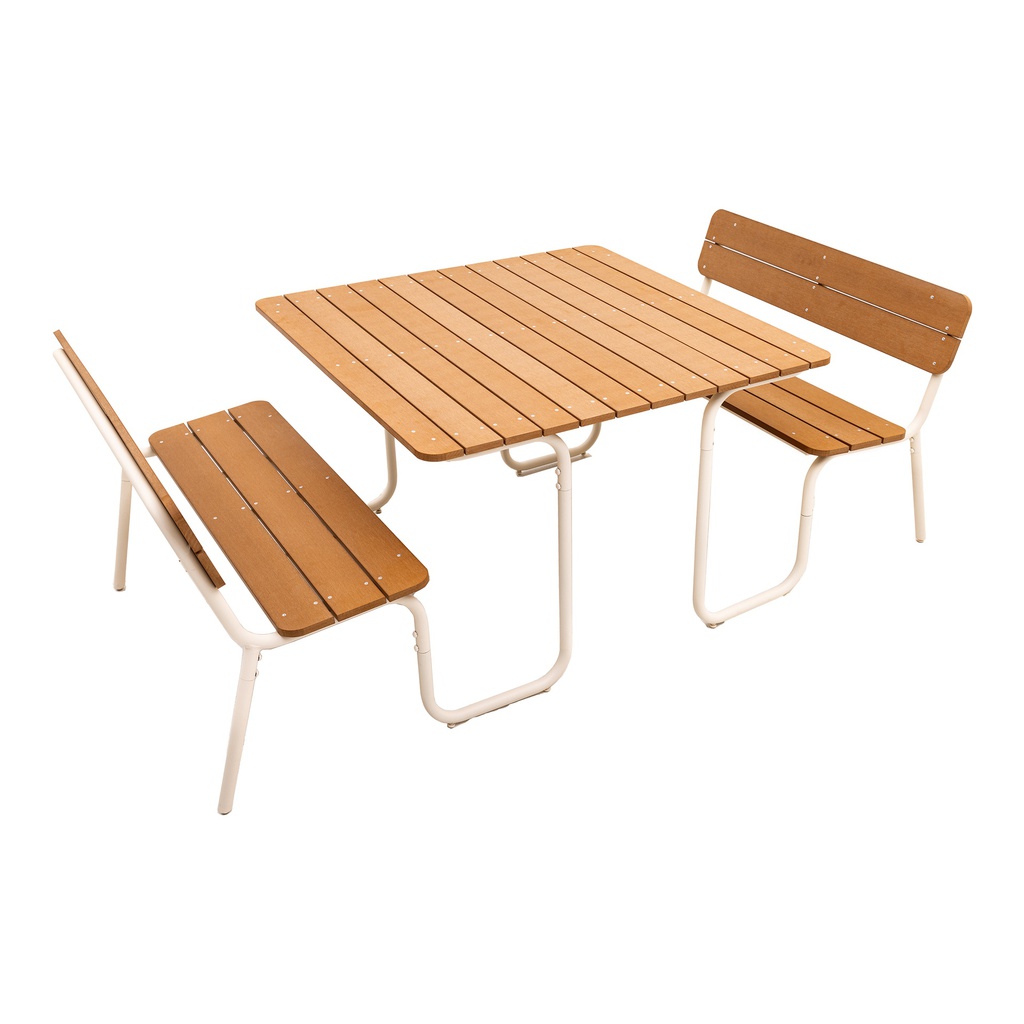 Soullmate Picnic Table Large - Beige-Polywood