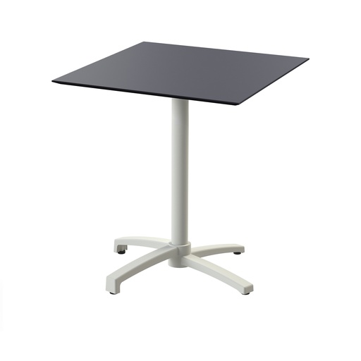 [110091077] X Cross Bistro Table (Sand/Black HPL) 70x70 cm