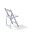 Folding Wedding Chair White
