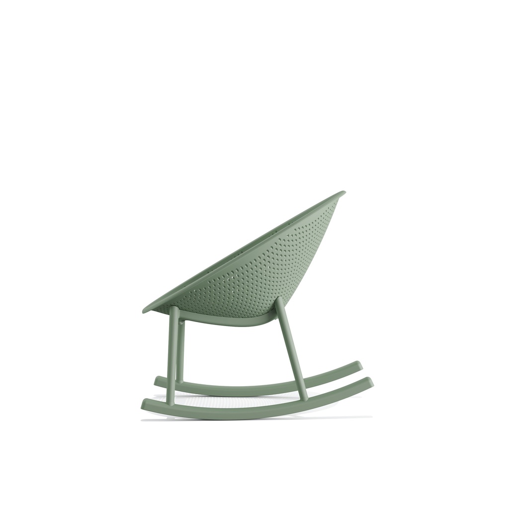 Qosy Outdoor Rocking Chair Green