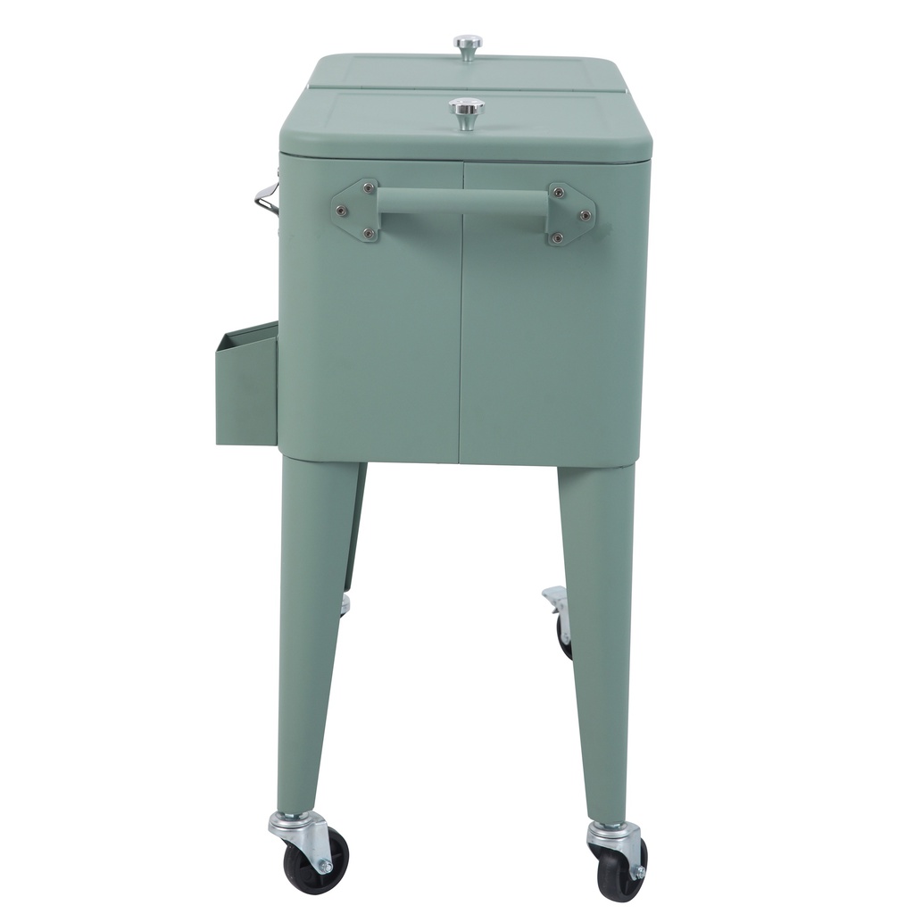 Icy Rolling Cooler Cart - Green