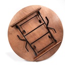 Folding Table Wood Round Ø183 cm