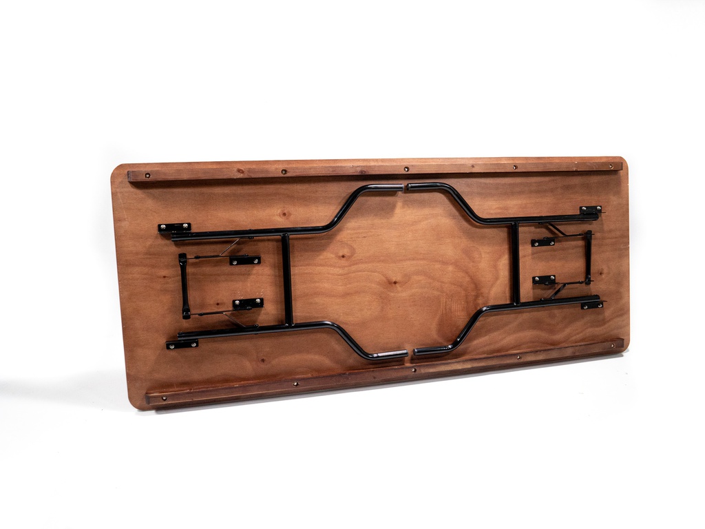 Folding Table Wood Straight 183x76 cm