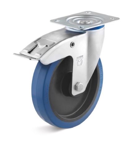 Swivel Castor With Brake 160mm Ball-Bearing