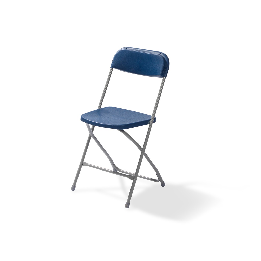 Budget chaise pliable et empilable Gris/Bleu