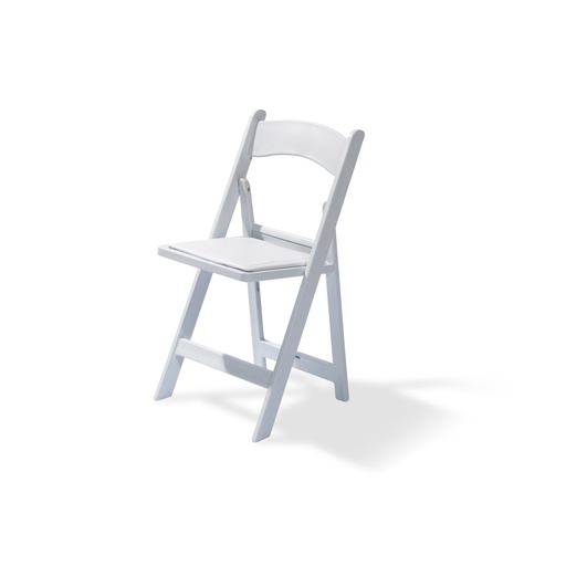 [50220] Folding Wedding Chair White