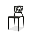 Webb chaise empilable Noir*