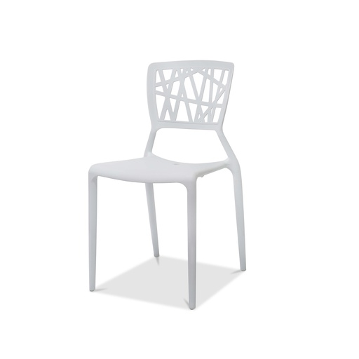 [50501] Webb Stack Chair White