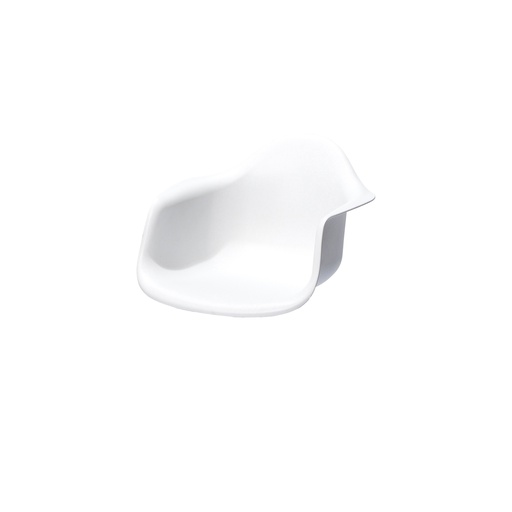 [02SW] Keeve Seat White With Armrests