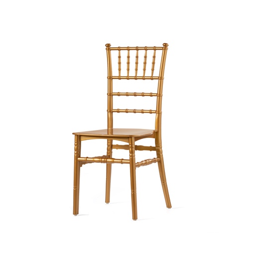 [50410GL] Tiffany Wedding Chair Gold