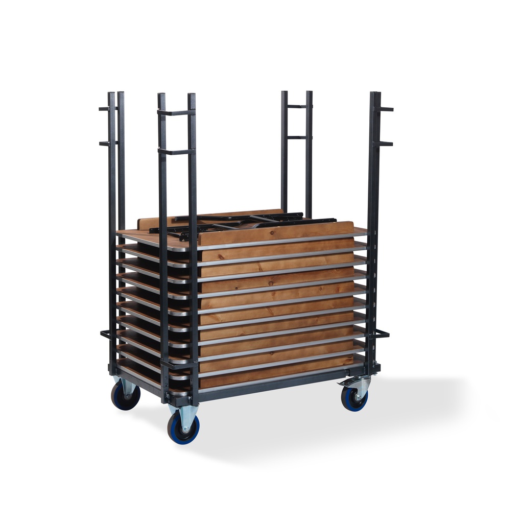 Trolley Folding Dining Tables Straight