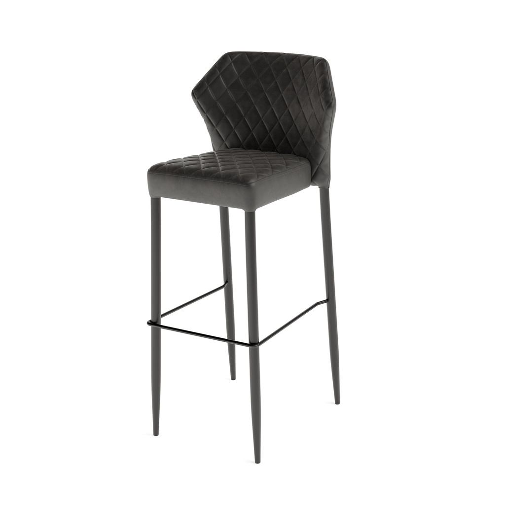 Louis Bar Chair Black