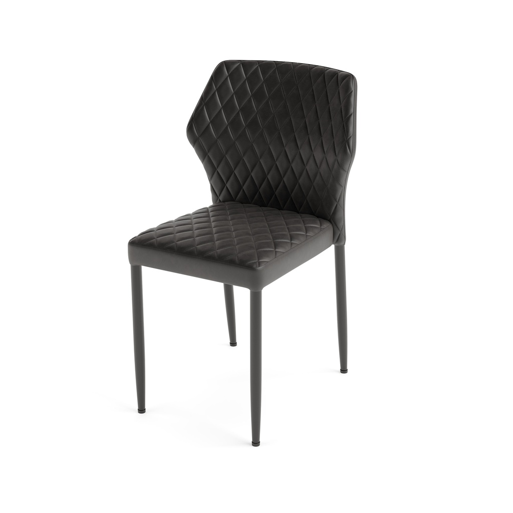 Louis chaise empilable Noir