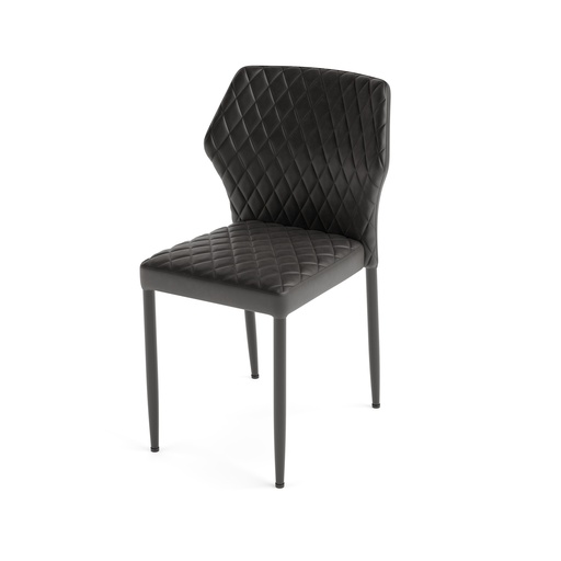 [52003] Louis chaise empilable Noir
