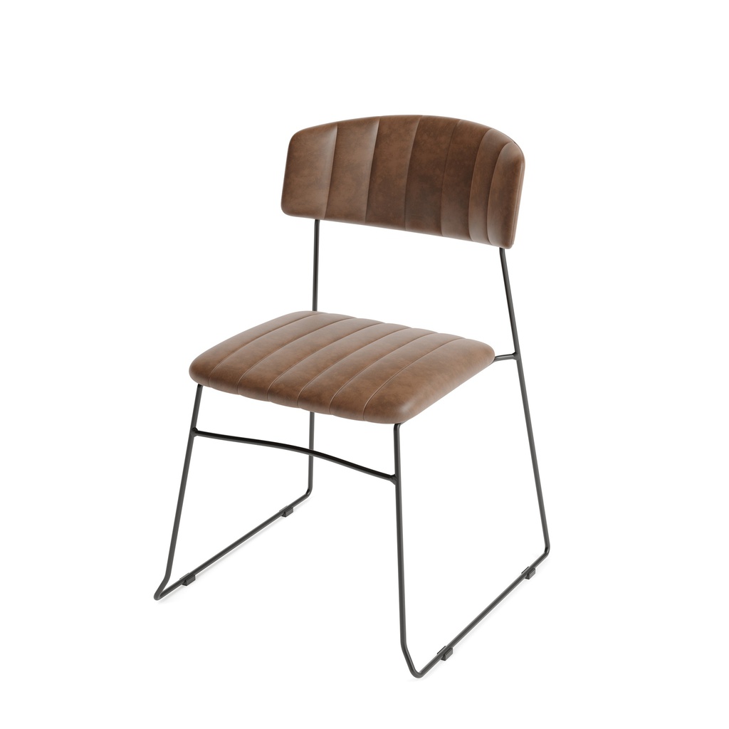 Mundo Stack Chair Cognac