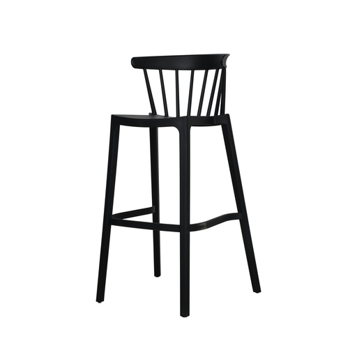 [50910] Windson Bar Chair Black
