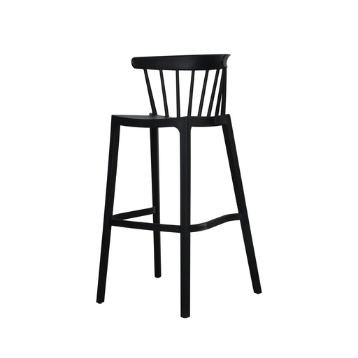 [50910] Windson Bar Stool Black