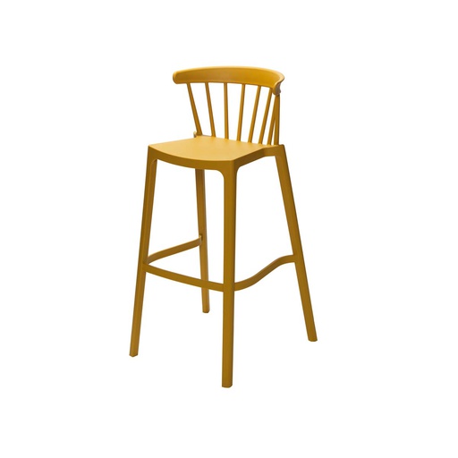 [50914] Windson Bar Chair Ocher Yellow