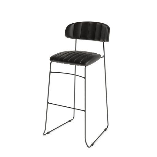 [53102] Mundo Bar Chair Black