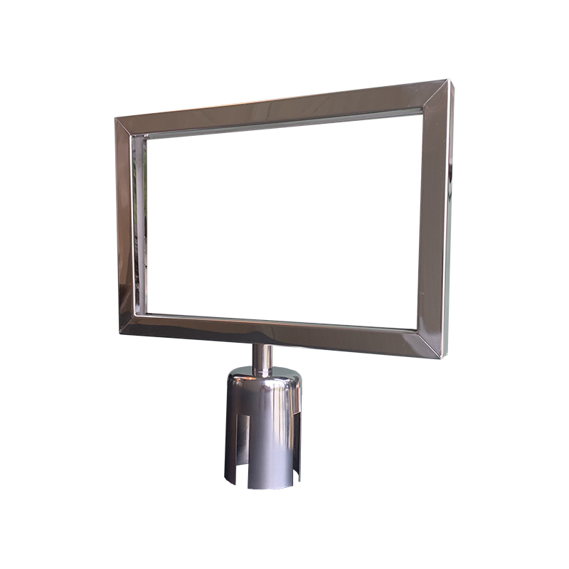 A4 Sign Holder Horizontal Chrome