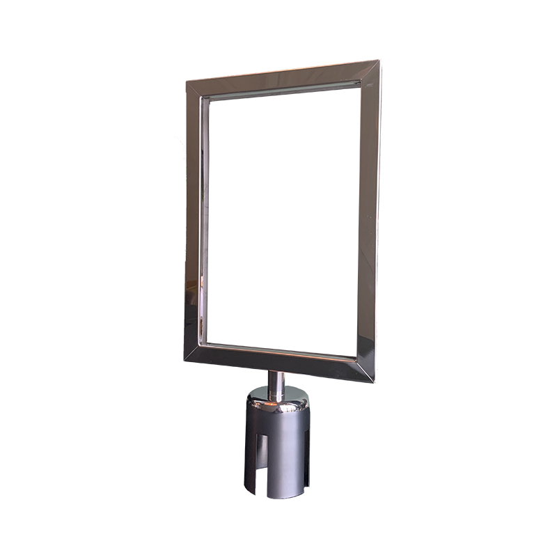 A4 Sign Holder Vertical Chrome