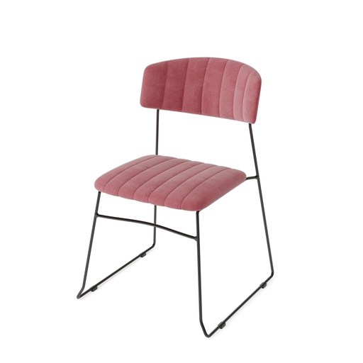 [53005] Mundo Stack Chair Pink