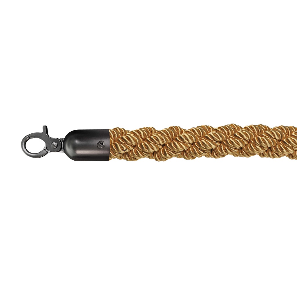 Luxury Barrier Post Rope - Gold/Black