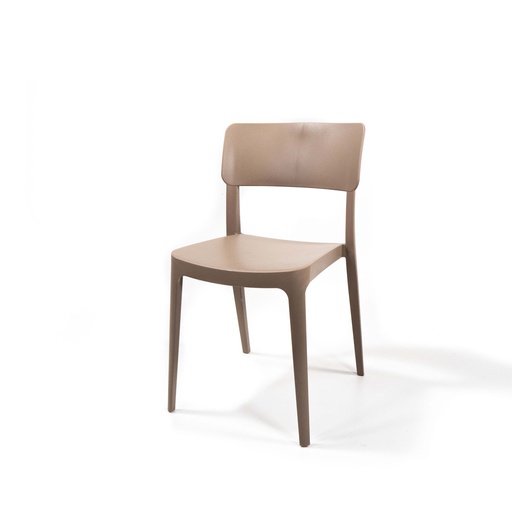 [50919] Wing chaise empilable en plastique Beige sable