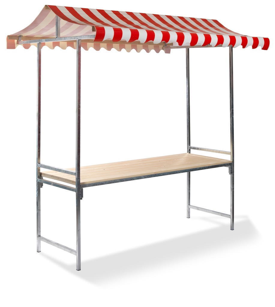 Market stand Professional - Red/White
