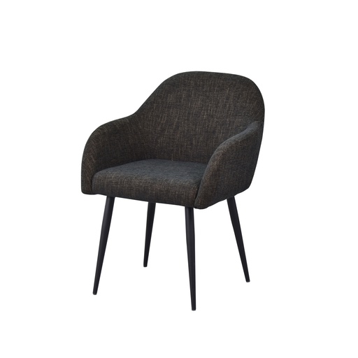 [55023] Rodeo Armchair - Black-Brown