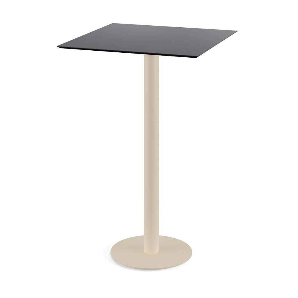 Urban Standing Table Sand Frame - Black HPL 70x70 cm