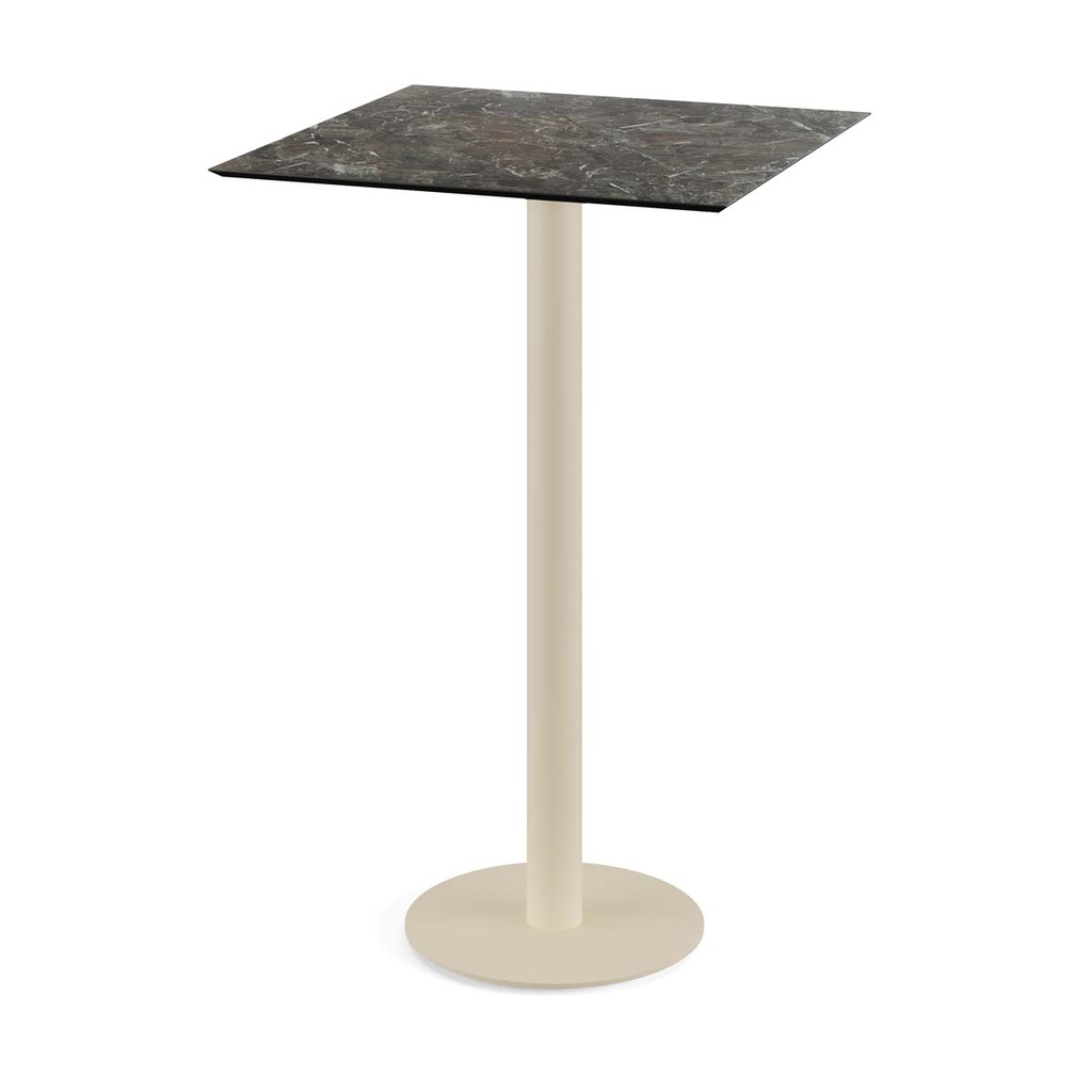 Urban Standing Table Sand Frame - Galaxy Marble HPL 70x70 cm