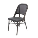 Paris Bistro Chair - Wengé/Black Mesh