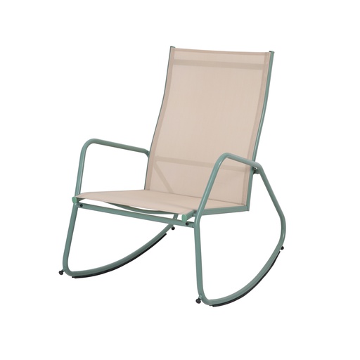 [58351] Brody Rocking Chair - Green-Beige